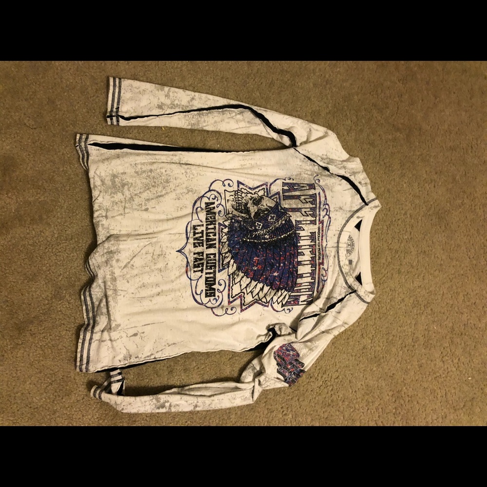 Affliction long sleeve shirt